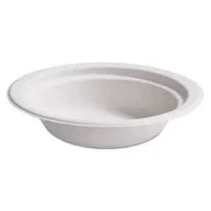 PaperPro Naturals Molded Fiber Round Plates; Cafeteria; Food Beverage Supplies; Kitchen Supplies; Plates; Tableware; Breakrooms; Dishes; Hospitality; Kitchens; Parties; Table-Service