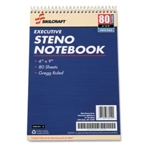 (NSN2237939)NSN 2237939 AbilityOne® SKILCRAFT® Executive Steno Notebook (12 Per PK)