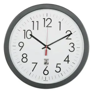 (NSN6238823)NSN 6238823 AbilityOne® SKILCRAFT® Self-Set Wall Clock (1 Per EA)