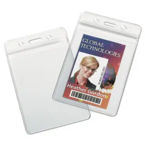 (NSN6485710)NSN 6485710 AbilityOne® SKILCRAFT® Resealable Badge Holder (25 Per BX)