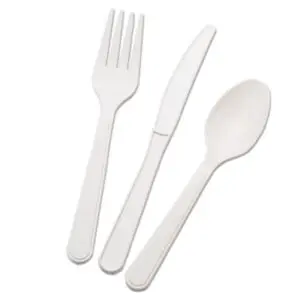 (NSN5643560)NSN 5643560 AbilityOne® SKILCRAFT® Biobased 3-Piece Cutlery Combo (400 Per BX)