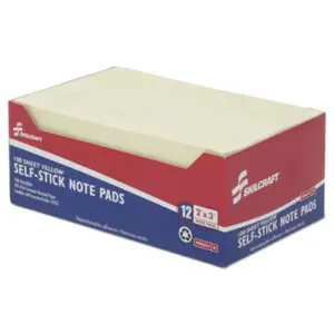 (NSN2074356)NSN 2074356 AbilityOne® SKILCRAFT® Self-Stick Note Pad (12 Per DZ)