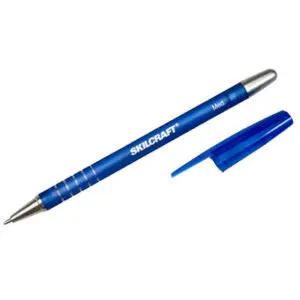 (NSN3576843)NSN 3576843 AbilityOne® SKILCRAFT® Rubberized Refillable Ballpoint Stick Pen (12 Per DZ)