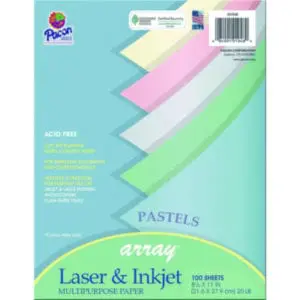 8.5 x 11; Array; Assorted Colors; Bond; Bond Paper; Colored; Colored Paper; Copier; Copier Paper; Copy Paper; Desktop Publishing Papers; Inkjet; Inkjet Paper; Inkjet Printer; Laser; Laser Paper; Laser Printer; Letter Size; Office Paper; Paper; Pacon