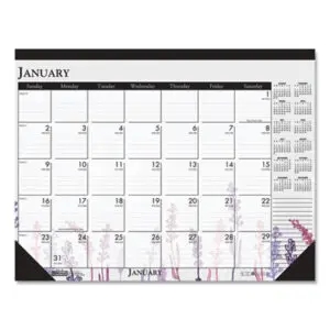 Monthly Desk Pad Calendar; Calendar; Agendas; Annuals; Appointment Tracking; Dates; Dating; Organizers; Pages; Time-Management