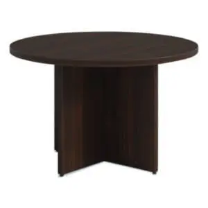 Round Tops; Conference Tables; Cross Bases; 1 ½" Thermofused Laminate; Worksurfaces; Boards; Planks; Mesas; Furniture; Add-ons