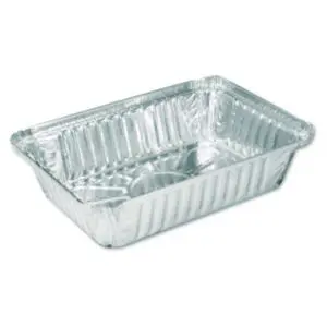Aluminum Oblong; Take-Out; Carryout; Food Storage; Aluminum; Kitchens; Restaurants; Cafes; Service; Hospitality; Breakrooms; Packages; To-Go