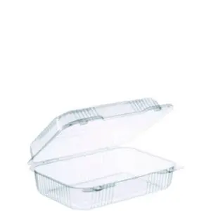 StayLock Clear Hinged Lid; Take-Out; Carryout; Food Storage; Food Service; Hospitality; Breakrooms; Kitchens; Packages; Restaurants; To-Gos
