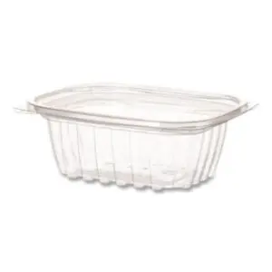 Compostable; 12 oz; Clear; Rectangular; Deli Containers; With Lid; PLA Plastic Meal Prep; Renewable Material Made from Plants