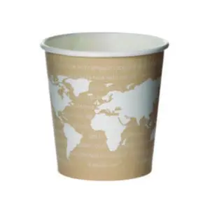 Compostable; Disposable; 4oz Coffee Cups; Single Wall Hot Paper Cup; Plant Based PLA Lining