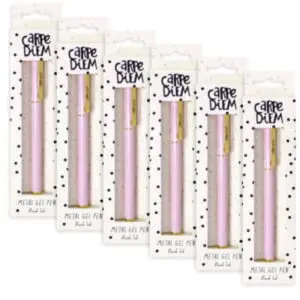 Gel Pen; Metal; Pink; Pukka Pads