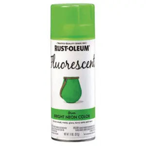 Fluorescent Paint Spray Cans; Rust-Oleum Fluorescent Spray Paint; Fluorescent Spray Paint; Fluorescent Green Spray Paint; UV Spray Paint