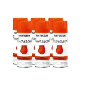 Fluorescent Paint Spray Cans; Rust-Oleum Fluorescent Spray Paint; Fluorescent Spray Paint; Fluorescent Green Spray Paint; UV Spray Paint