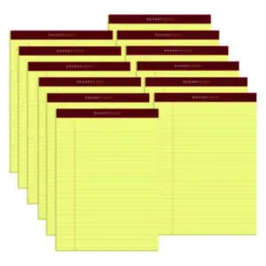 20-lb. Paper; 8 1/2 x 11; Canary; Docket Pad; Heavyweight; Legal; Legal Pad; Legal Rule; Letter Size; Note; Note Pad; Notebook; Pad; Pads; Perforated; Ruled; Ruled Pad; TOPS; Writing; Writing Pad; Tablets; Booklets; Schools; Education; Classrooms; Students