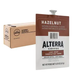 Hazelnut; Freshpack; Fresh Pack; Alterra; Flavia; Coffee; Lavazza; Light Roast; Beverages; Breakrooms; Drinks; Hospitality; Lounges; Vending