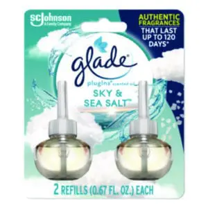 Fragrance; Plug-Ins; Plug In; Scented; Oil; Essential Oils; Oil Warmer; Air Freshener; Odor Eliminator; Scented Oils; Pet Odor Removal; Fresh Home; Refill; Glade Refill; Scent; Decorative; Glade Scent; Customizable; Quality Fragrance; Relaxing Scent; Electric Warmer; Starter Kit; Adjustable Fragrance; Luxurious Fragrance; Continuous Fragrance