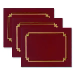 Awards & Certificates; Certificate; Certificate Cover; Cover; Document; Document Cover; Document Holder; Sleeves; Credentials; Legal; Licenses
