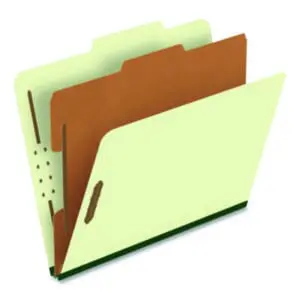 Classification Folders; Divided Folders