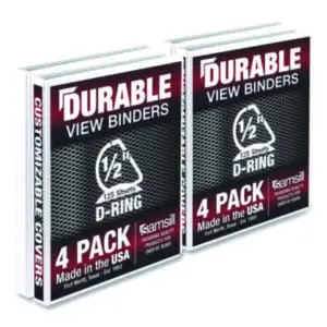 Durable D-Ring; Notebooks; Rings; Portfolios; Loose-Leaf; Schools; Education; Classrooms