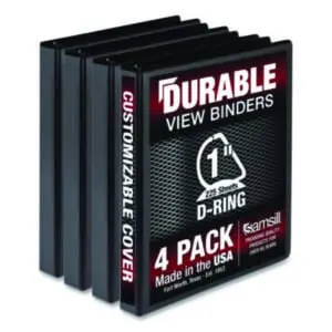 Durable D-Ring; Notebooks; Rings; Portfolios; Loose-Leaf; Schools; Education; Classrooms
