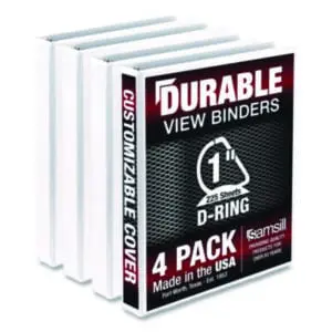 Durable D-Ring; Notebooks; Rings; Portfolios; Loose-Leaf; Schools; Education; Classrooms