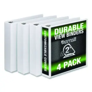 Durable D-Ring; Notebooks; Rings; Portfolios; Loose-Leaf; Schools; Education; Classrooms