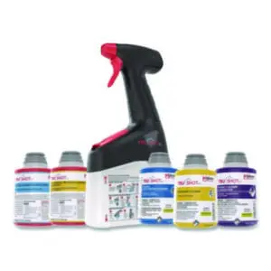 TruShot 2.0; Glass Cleaner; Multi-Surface Cleaner; Restroom Cleaner; Power Cleaner; Degreaser; Disinfectant; Trigger Dispenser; Starter Kit; Multi-Purpose Cleaner