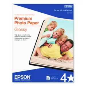 50 Sheets per Pack; 8-3/8 x 11-3/4;Glossy; Inkjet; Inkjet Paper; Inkjet Printer; Inkjet Printer Supplies; Inkjet Supplies/Cartridges; Letter Size; Letter Size (8-3/8 x 11-3/4); Paper; Premium Glossy Photo Paper; Printer Supplies/Accessories; Consumables; Snapshots; Pictures; Photography; Arts; Sheets; Epson
