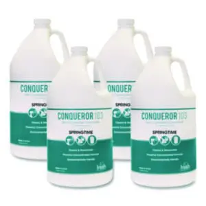 Conqueror 103; Odor-Eliminator; Digester-Counteractant; Springtime; Scents; Neutralizers; Fragrances; Smells; Odors; Deoderizers; Deodorizers