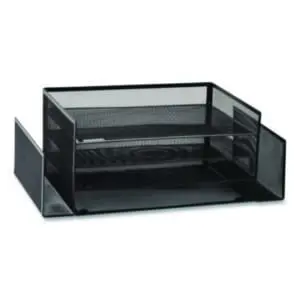 Incoming; Outgoing; Mail; Baskets; Trays; Organizers; Prioritizers; Organization; Mesh Letter Tray; Desktop Organizer; Desktop File Tray