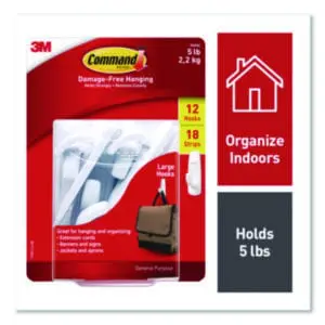 3M; Hangers/Hooks; Hangers/Hooks-Hook; Clothing; Storage; Closets; Cloakrooms; Coats; Clothes