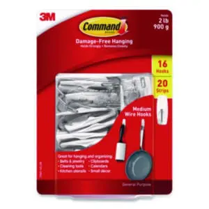 3M; Hangers/Hooks; Hangers/Hooks-Hook; Clothing; Storage; Closets; Cloakrooms; Coats; Clothes