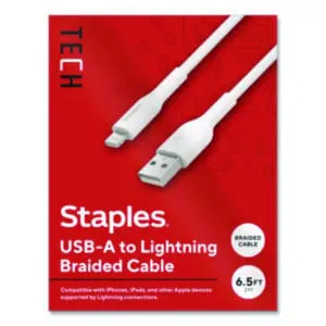 Staples TECH; Charging Cable; Sync Cable