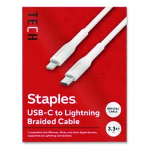 Staples TECH; Charging Cable; Sync Cable