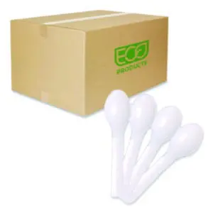 Plastic Tasting Spoons; Disposable White Spoon; Plantware Cutlery