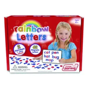 Rainbow Letters Print; Classroom; Learning Games