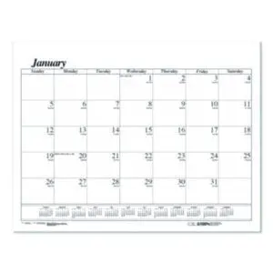 Calendar Refill; Desk Pad Calendar; Economy Desk Pad