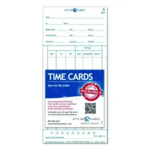 Punch-Cards; Time-Recorders; Hours-Tracking; Employees; Management; Tracker
