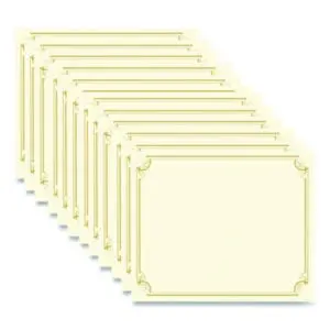 Certificates; Awards; Printable Award; Gold Scroll Certificate