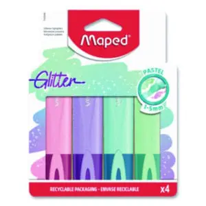 Highlighter; Highlighters; High Lighters; Office Supplies; Pastel; Pastels; Glitter