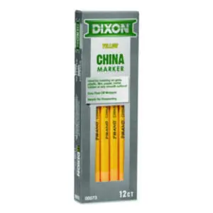 Art Supplies; China; China Marker; DIXON; Grease; Grease Pencils; Marker; Marking; Nontoxic; Pencils; Pencil; Writing Equipment; Yellow; Arts; Crafts; Education; Classrooms; Teachers; Schools; Drawing; Coloring