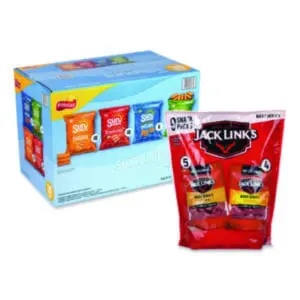 Snacks; Chips; Salty; Crunchy; Protein; Beef; Jerky; Grains