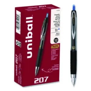 Signo Gel 207; Retractable; Roller Ball Gel Pen; uni-ball; Writing; Instruments; Utensils; Inkers; Schools; Education; Students