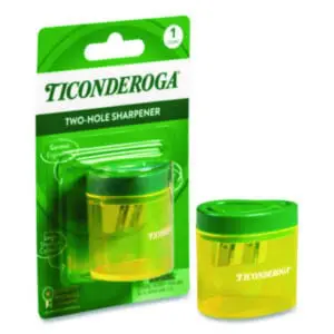Pencil Sharpener; Two-Hole Sharpener Two Hole Pencil Sharpener