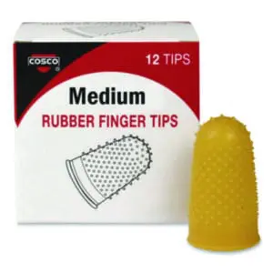Finger; Grips; Rubber;Fingertip Pads; Thimbles; Cash-Handling; Filing; Mailroom; Shipping