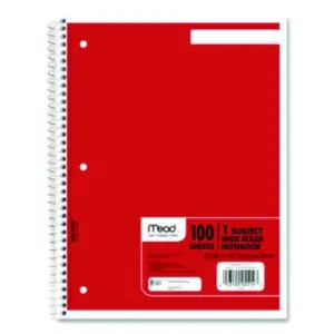 11 x 8 1/2; Academic; Academic Notebook; Book; Perforated; MEAD; Notebook; Notebooks; Single Subject; Spiral; Spiral Notebook; Subject Notebook; Three-Hole Punched; Wide/Margin Rule; Wirebound; Wirebound Notebook; Tablets; Booklets; Schools; Education; Classrooms; Students