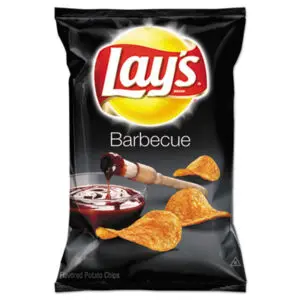 BBQ Potato Chips; Snacks; Chips; Crisps; Breakrooms; Kitchens; Nutrition; Nourishment; Vittles; Snacks