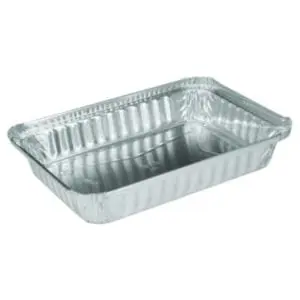 Aluminum Oblong; Take-Out; Carryout; Food Storage; Aluminum; Kitchens; Restaurants; Cafes; Service; Hospitality; Breakrooms; Packages; To-Go