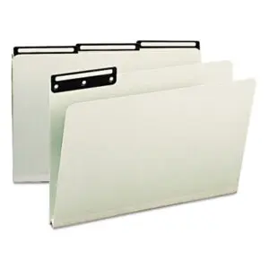 1/3 Cut Tab; File Folder; File Folders; Insertable Metal Tab; Legal Size; Metal Tab; Pressboard; Recycled; Recycled Product; SMEAD; Top Tab; Sleeves; Sheaths; Shells; Ordering; Storage; Files