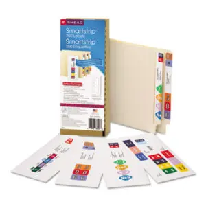 End Tab; File Folder; File Folder Labels; For Label Makers; Inkjet; Inkjet Printer; Label; Labeling Supplies; Labeling System; Labeling System & Supplies; Labels; Refill Label Kits; Self-Adhesive; SmartStrip Labeling System; Supplies; Identifications; Classifications; Stickers; Shipping; Receiving; Mailrooms; Smead